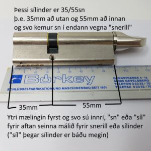 Sílinder GESA NG4 70/40 sn króm